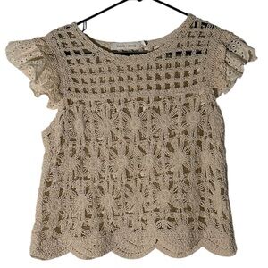 Anthropologie Bishop + Young , women’s crochet crop top